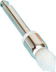 TPC Latch Type Prophy Brush - Pointed White