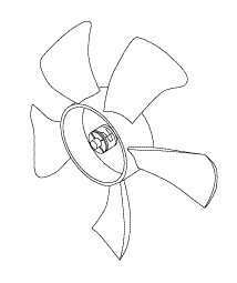Dryer Fan Blade for Air Techniques