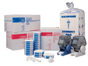 [200215] Richmond Braided Cotton Roll Economy Pak, Medium 1½" x 3/8" Dia, Non-Sterile, 2500/bg