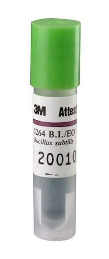 [1264-S] 3M™ Attest™ Ethylene Oxide, 48 Hour Readout, Green Cap, Sterile, 300/bx, 2 bx/cs