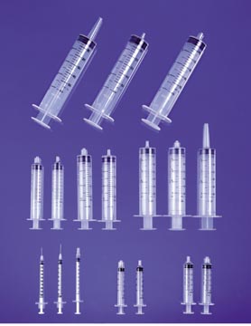 [26200] Exel Luer Lock Syringes/3cc, Low Dead Space Plunger, With Cap