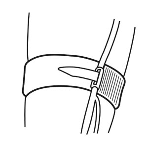 [36600] Halyard Catheter Leg Strap, 2" x 24"