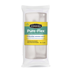 [0997119944] Manna Pro Corona Pure-Flex Wrap - 4" x 5', White