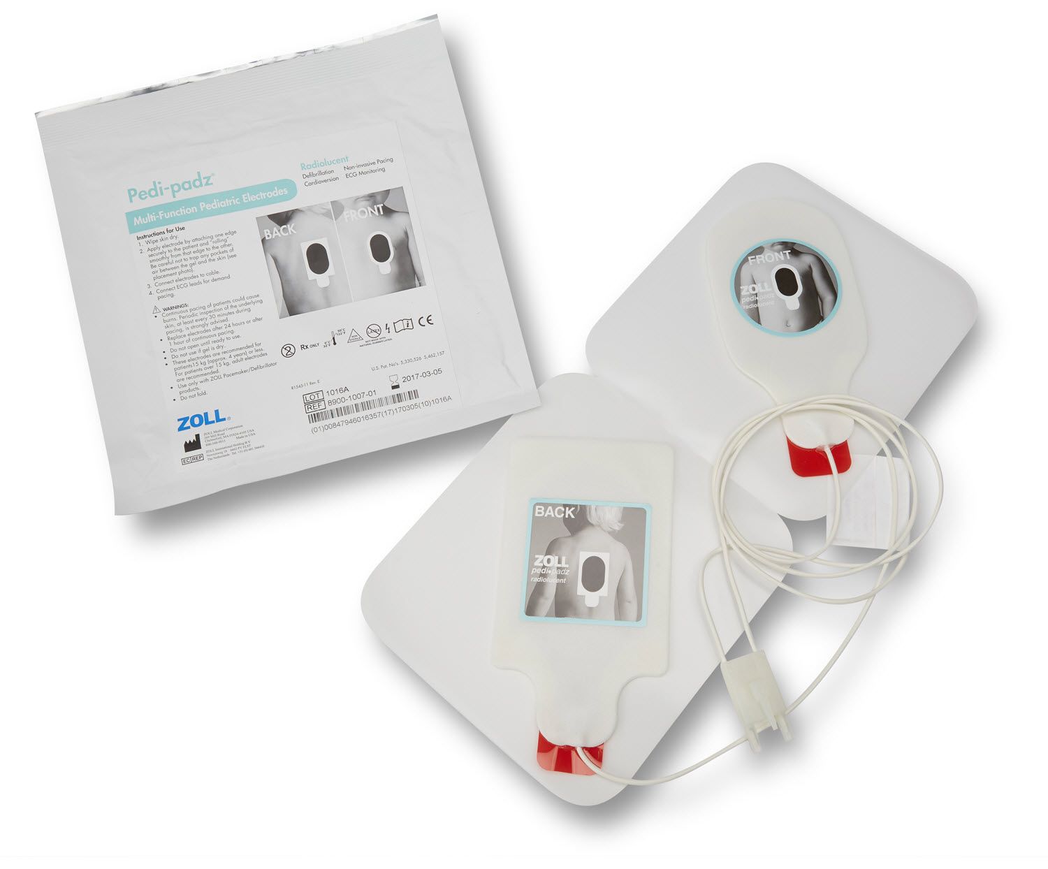 Zoll AED Pedi-Padz Radiolucent Electrode