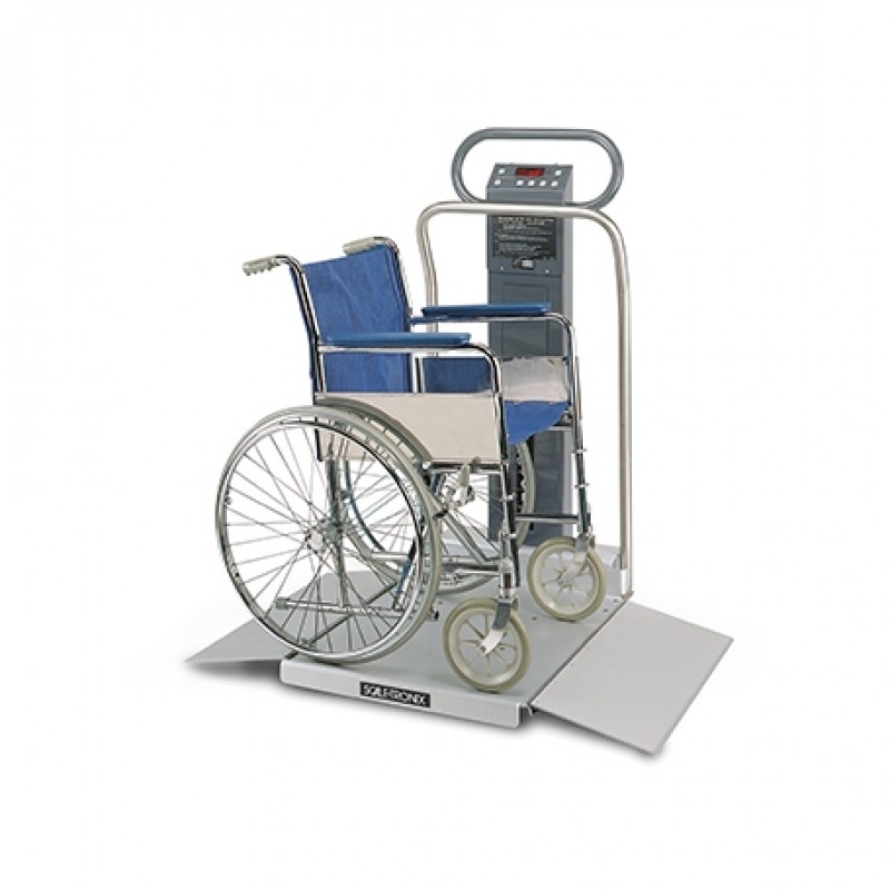 Welch Allyn Scale-Tronix 6002 Series Wheelchair Scale with Standard Weight
