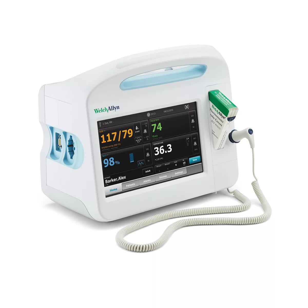 Welch Allyn Connex 6700 Series Vital Signs Monitor with Masimo SpO2, etCO2 and SureTemp Plus