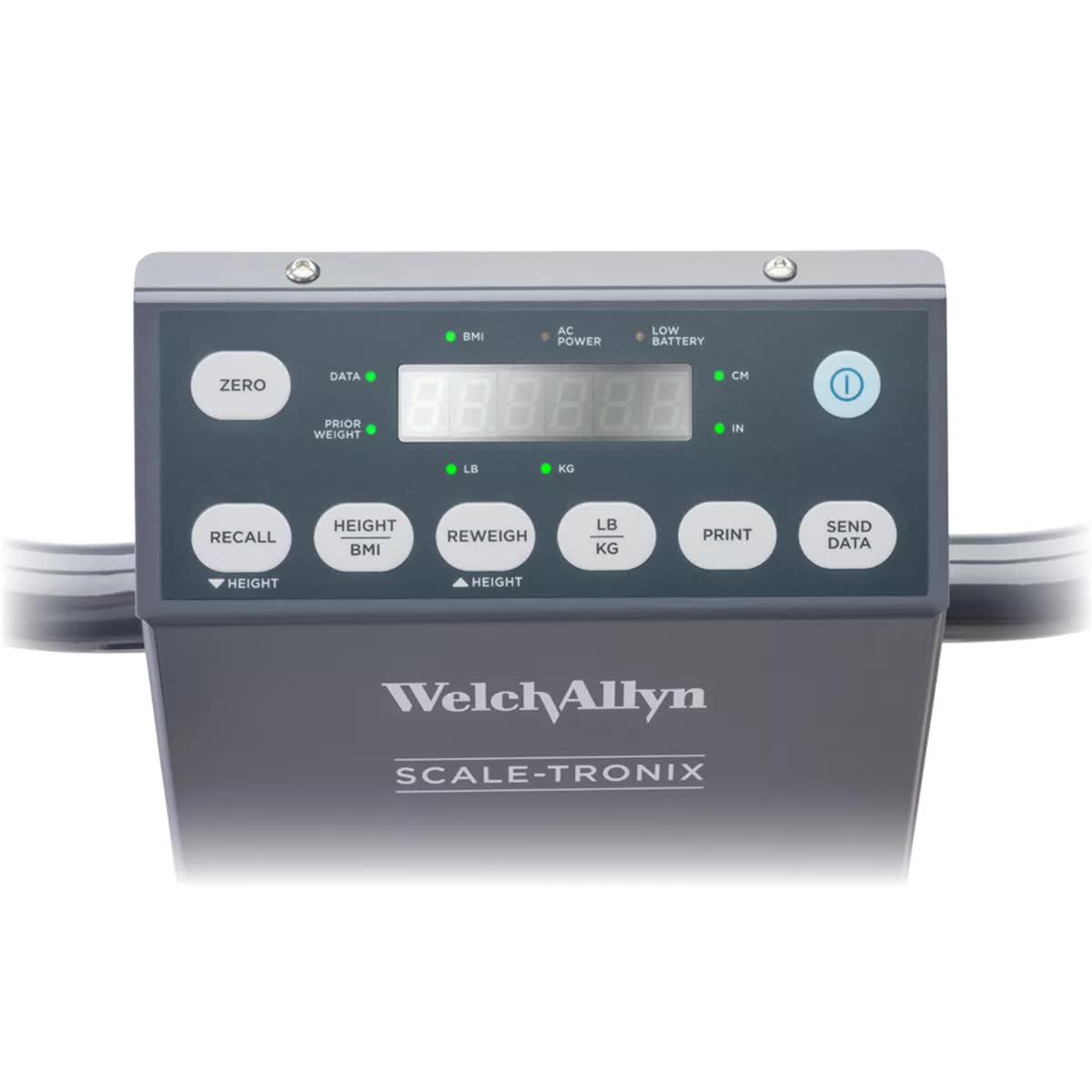 Welch Allyn Scale-Tronix 6702SP Oversized Wheelchair Scales with Standard Weight
