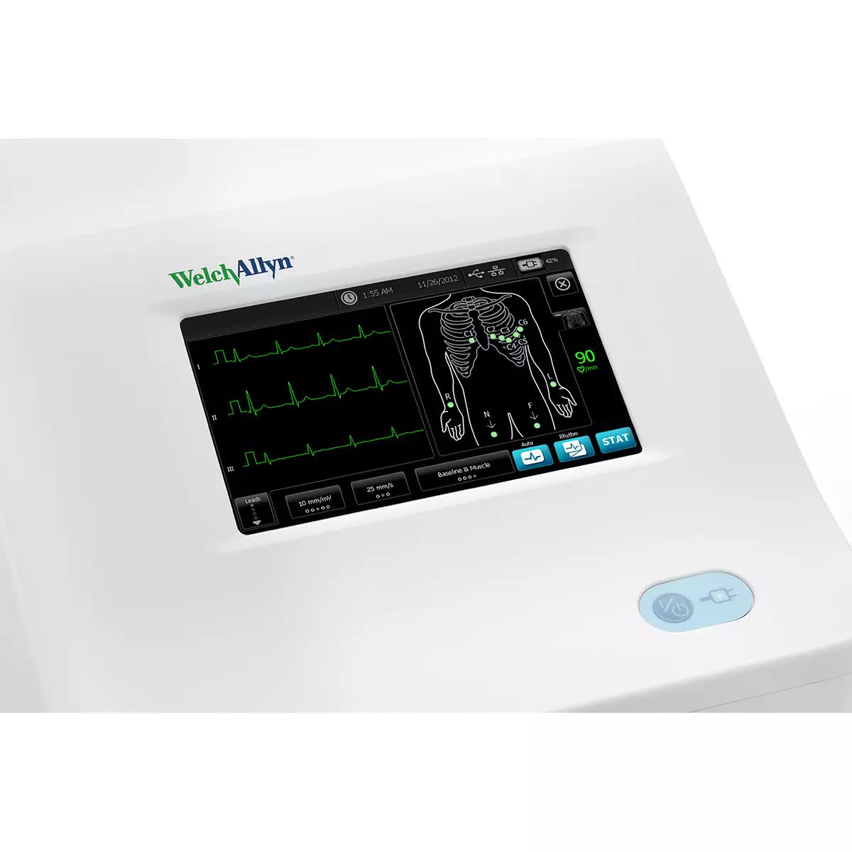 Welch Allyn CP 150 Resting Electrocardiograph with INT, AHA, D, EN, NA_PCORD