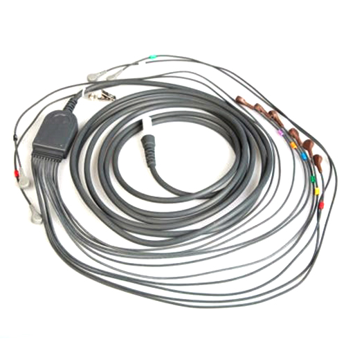Welch Allyn Mortara Burdick Patient Cable, AHA 25 inch Leadwires with pinch connection for Q-Stress or HeartStride