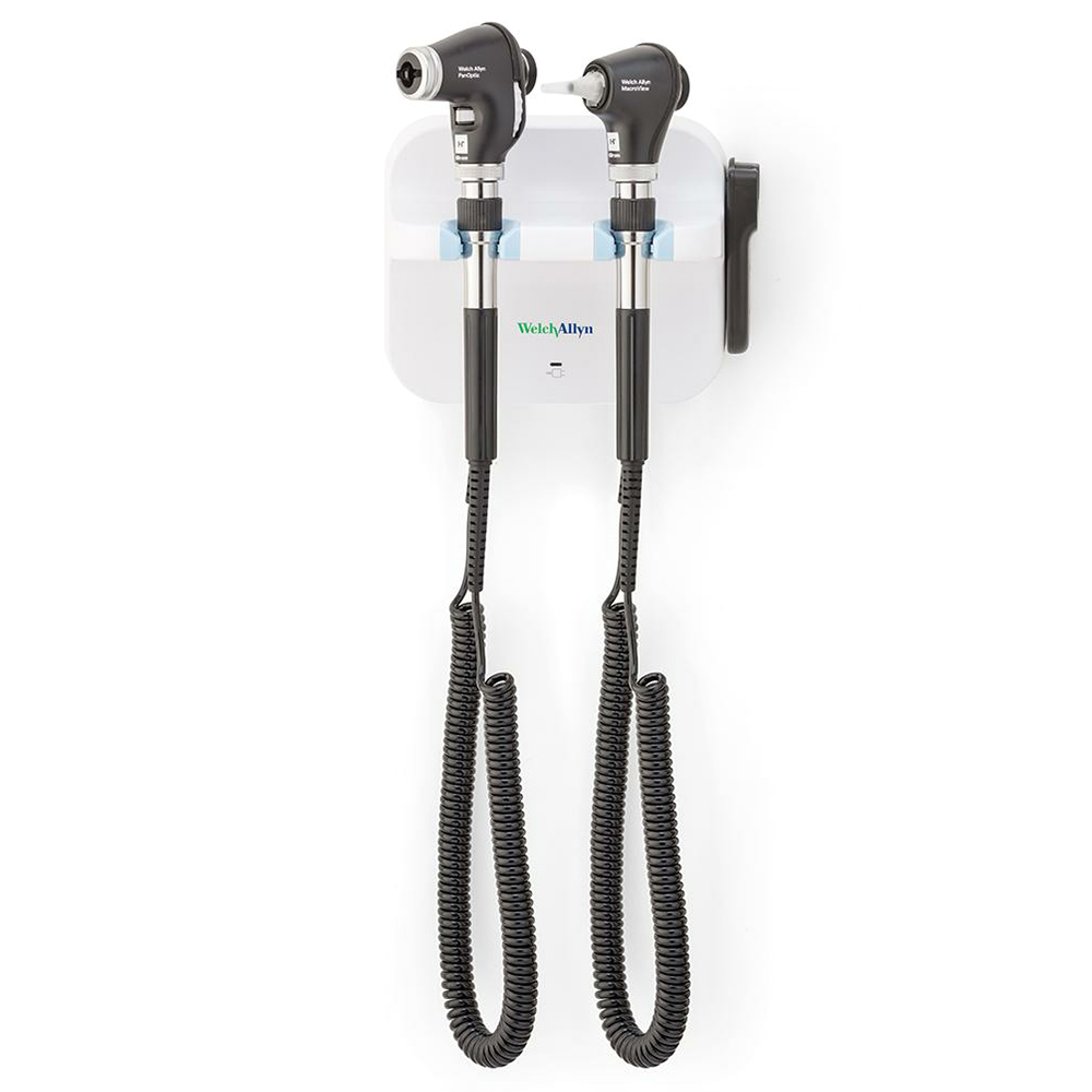 Welch Allyn Green Series 777 Wall Transformer with PanOptic Ophthalmoscope, MacroView Otoscope