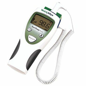 Welch Allyn SureTemp Plus 690 Electronic Thermometer on Mobile Stand