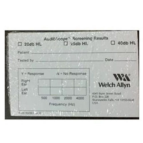 Welch Allyn Recording Forms, 100/Pack