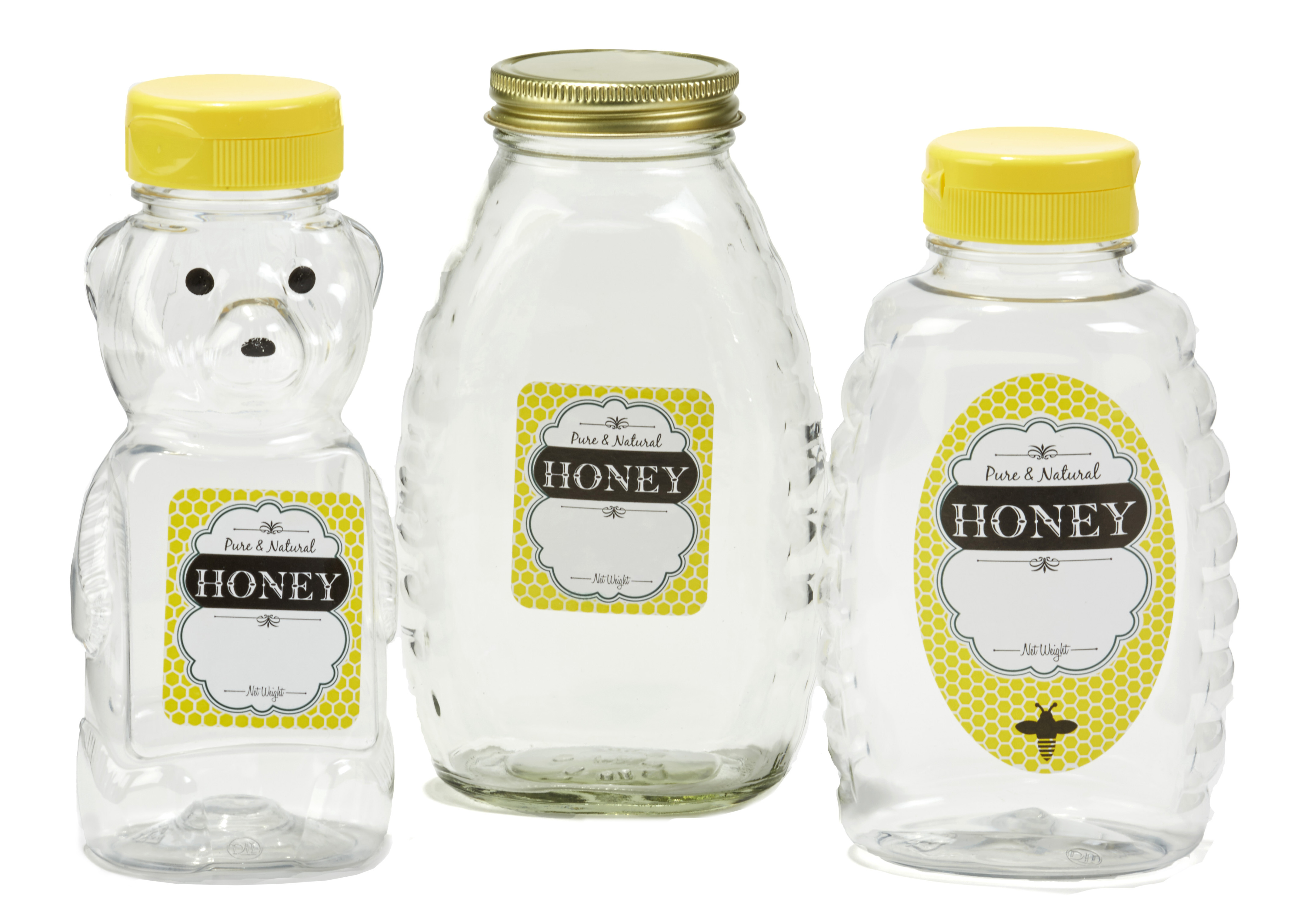 Little Giant Honey Jar Bee Labels