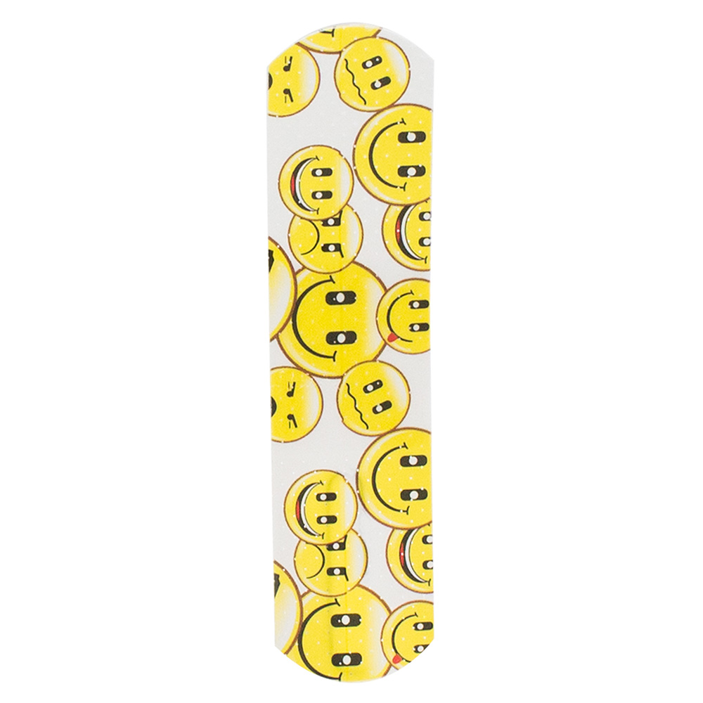 Dukal American White Cross 3/4 x 3 inch Emoji Adhesive Bandages, 1200/Pack