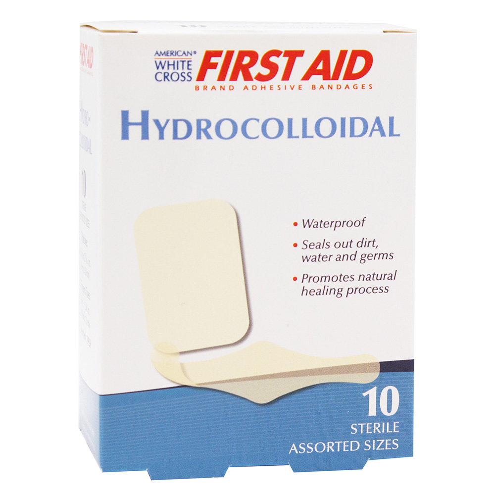 Dukal American White Cross Waterproof Hydrocolloid Bandages, 240/Pack