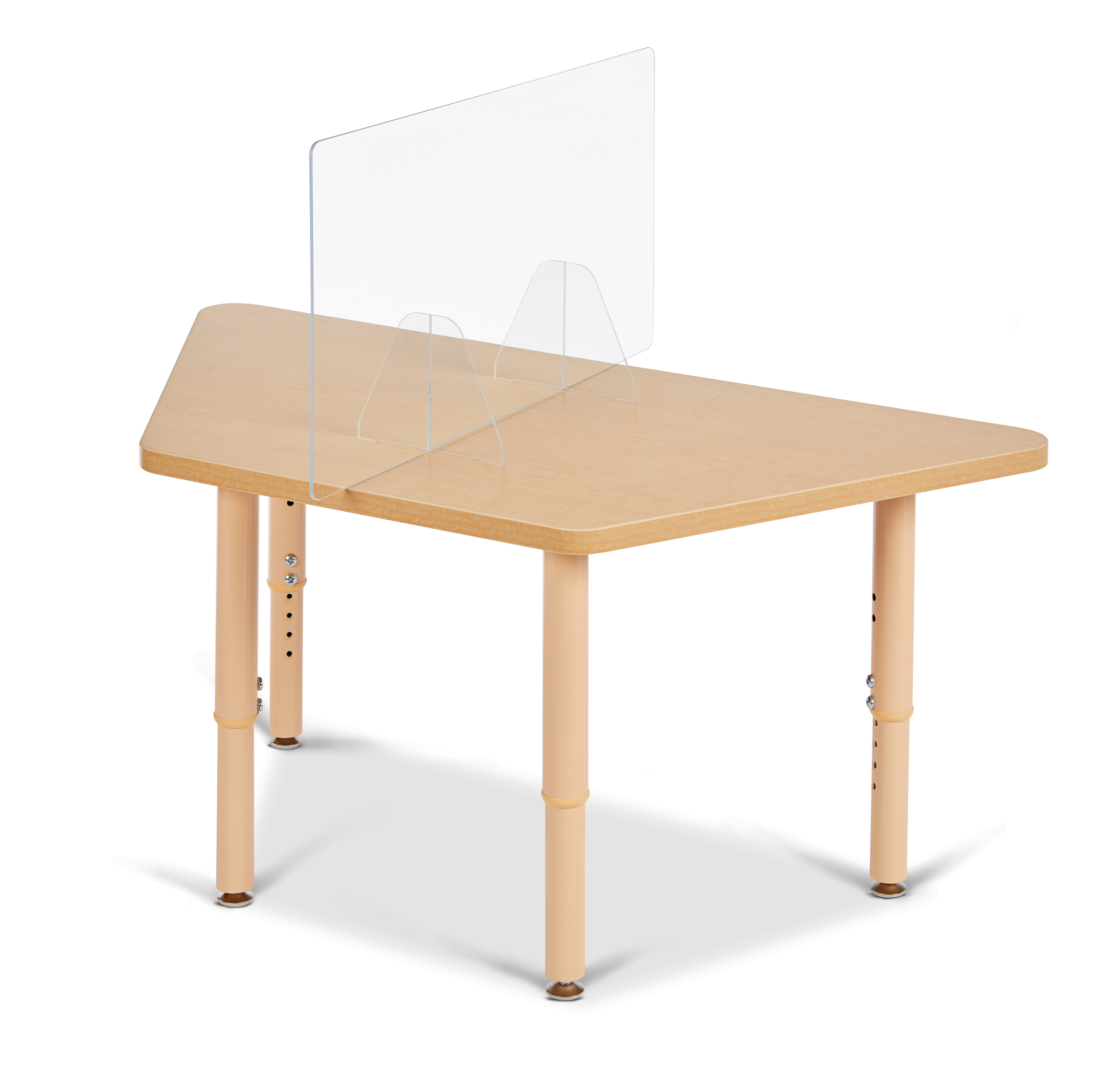 Jonti-Craft® See-Thru Table Divider Shields - Center Divider - 71.5" x 8" x 16"