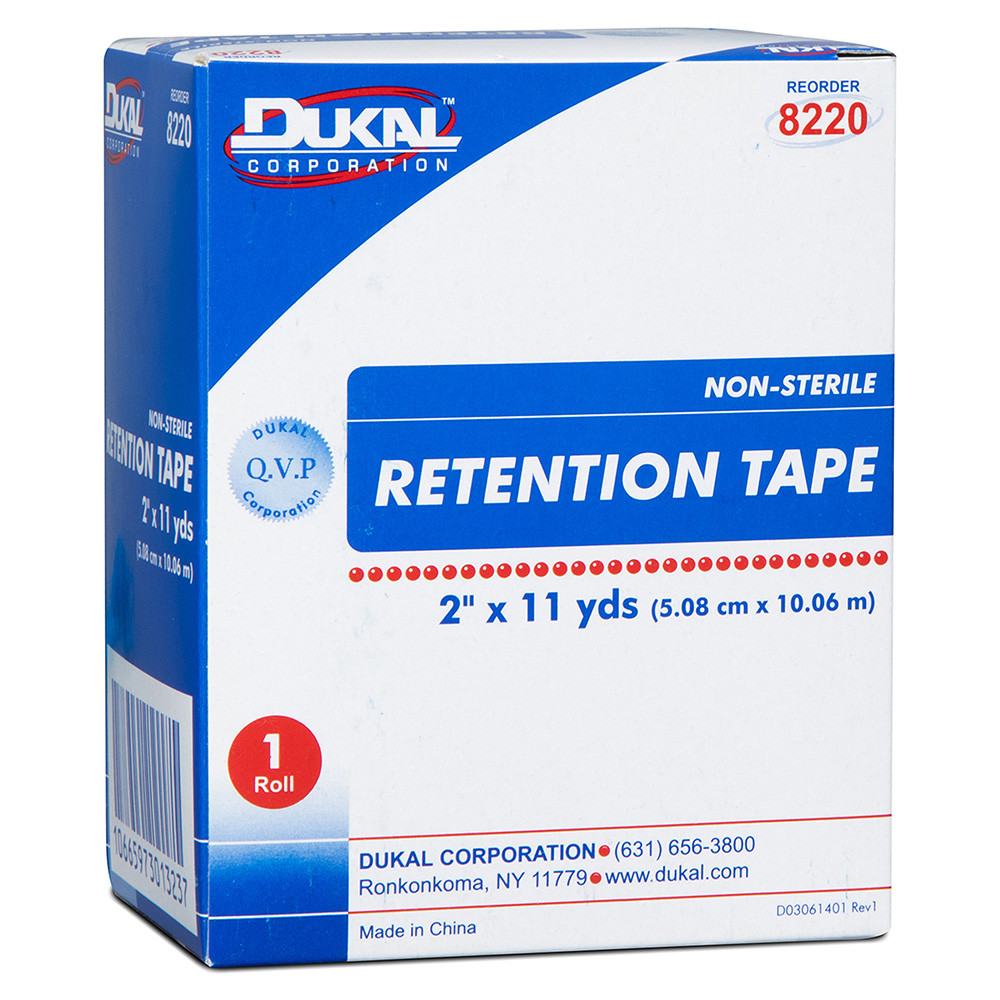 Dukal 2 inch x 11 yds Retention Tape, 10/Pack
