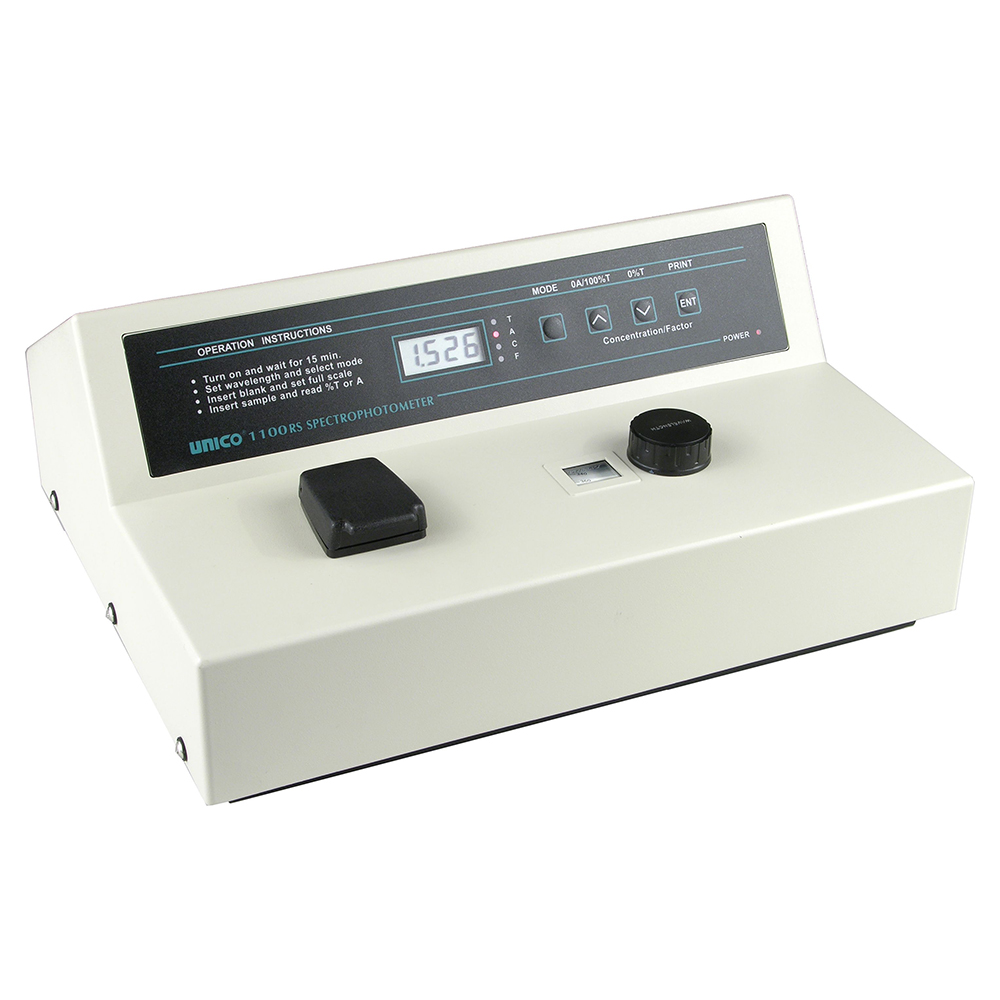 Unico Basic Visible 20 nm Bandpass Spectrophotometer in 110V
