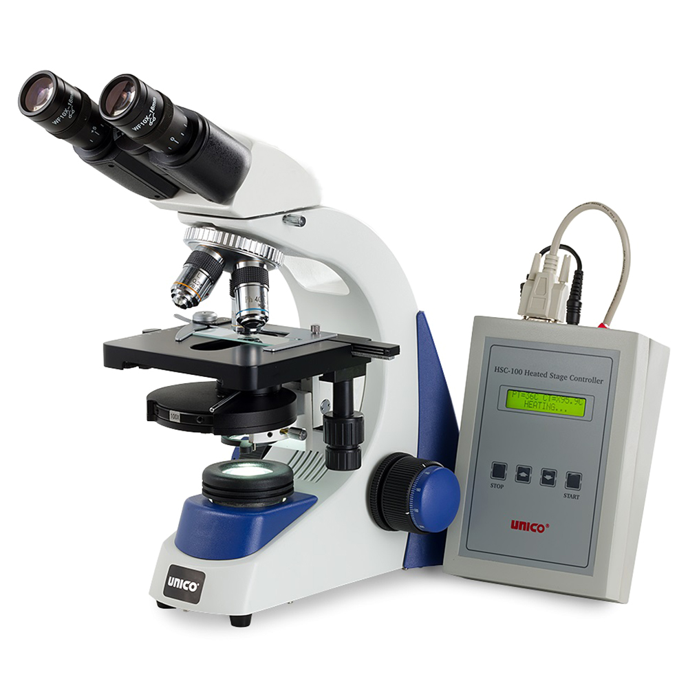 Unico Trinocular 10X Widefield Eyepiece Achromat LED Illuminated G390 Series Microscope