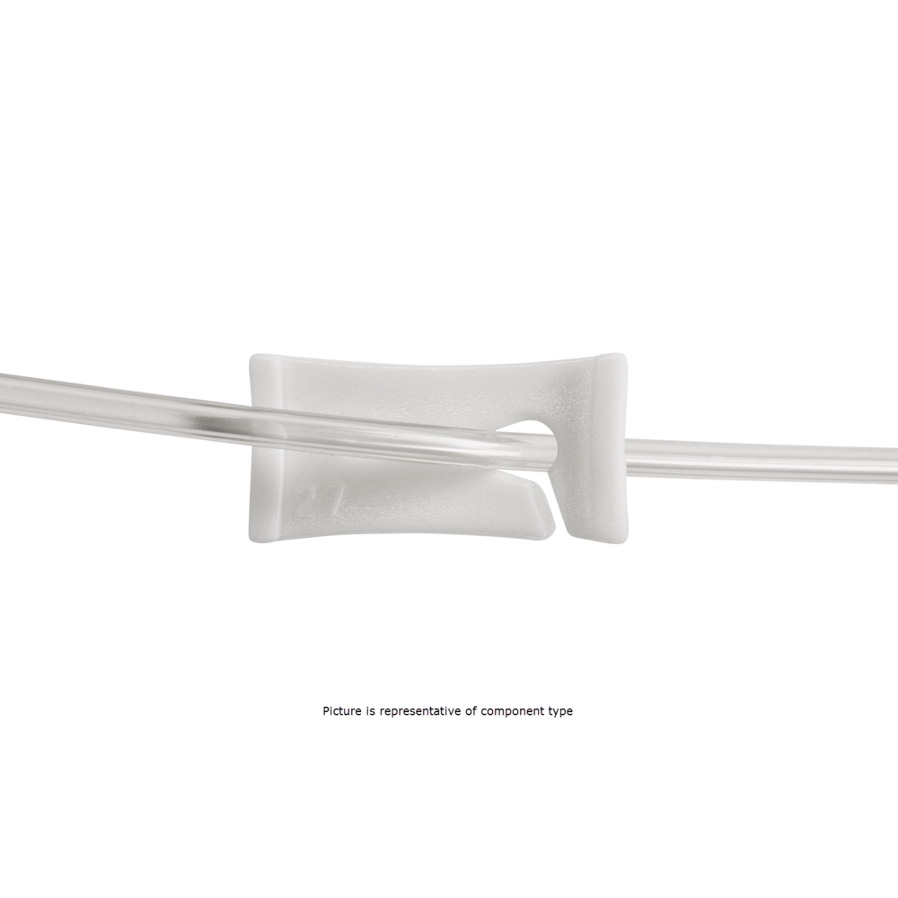 BD IV Extension Set with 1 Clear Needle-Free Access Connector, Removable Slide Clamp(s) and Spin Male Luer Lock, 50/Pack