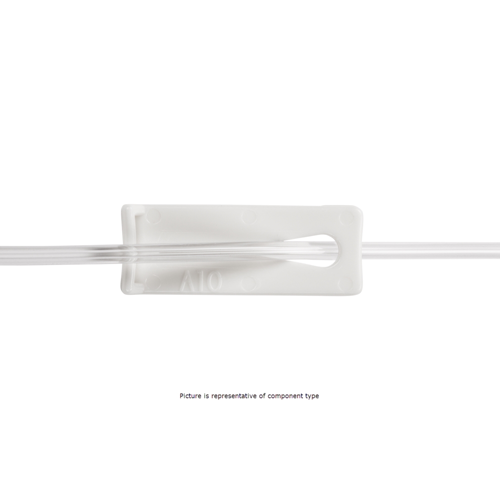 BD IV Extension Set with 1 Clear Needle-Free Access Connector, Removable Slide Clamp(s) and Spin Male Luer Lock, 50/Pack