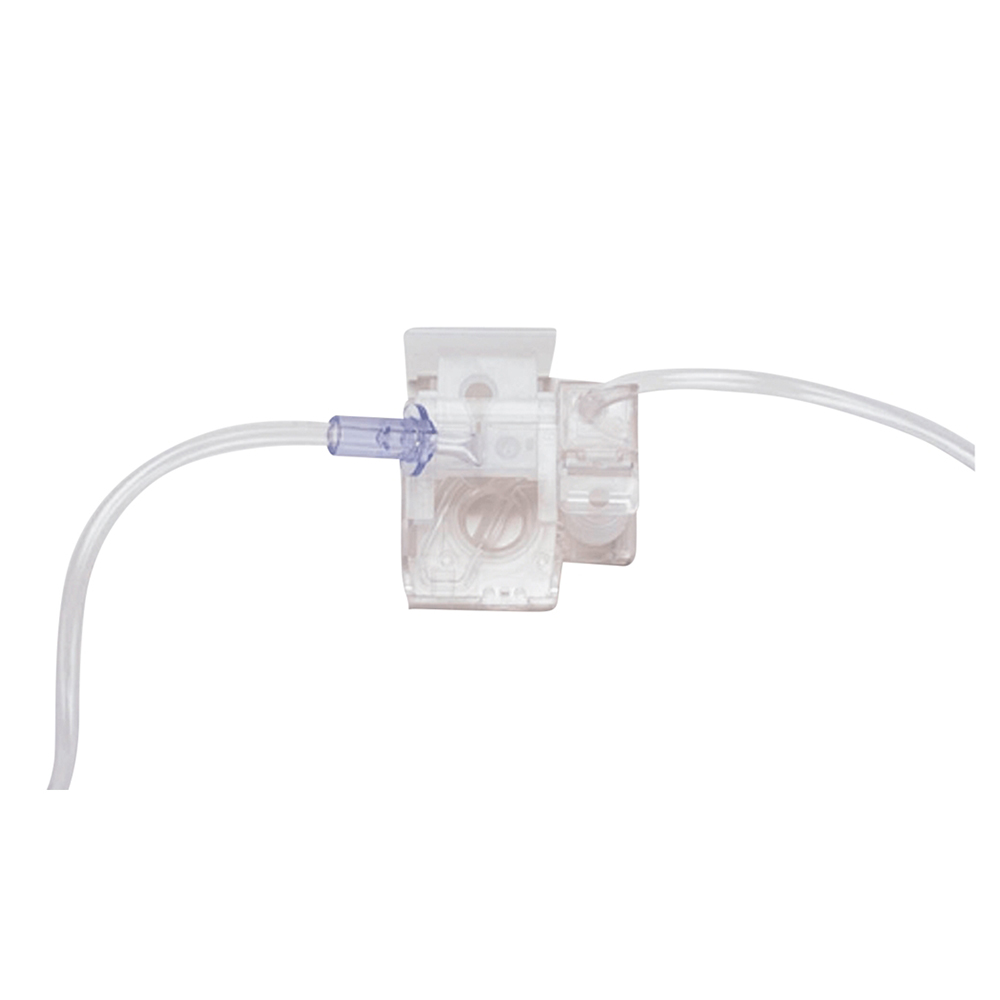 BD MedSystem III Infusion Half Set with Smallbore Tubing Segment, 9 inch (1) Needle-Free Valve and 2-Piece Male Luer Lock, 50/Pack