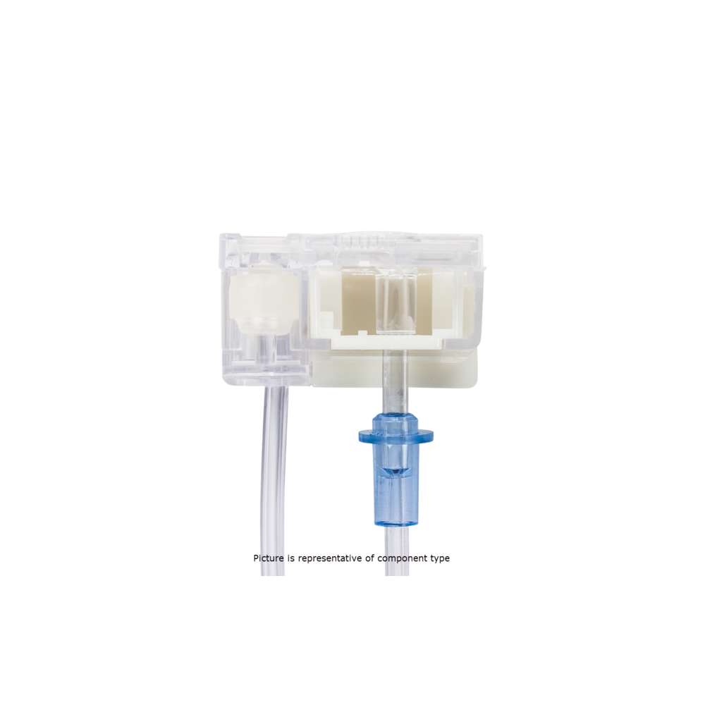 BD MedSystem III Infusion Half Set with Smallbore Tubing Segment, 9 inch (1) Needle-Free Valve and 2-Piece Male Luer Lock, 50/Pack