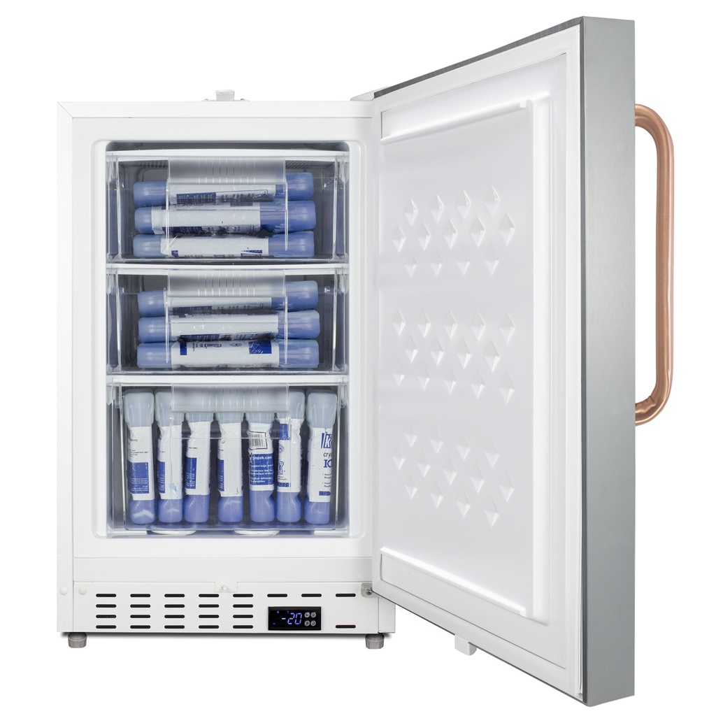20" Wide Built-In Vaccine All-Freezer, ADA Compliant