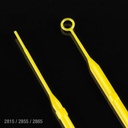 Globe Scientific 10µl Polystyrene Rigid Innoculation Loops w/ Needle, Yellow, 500/Case