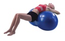 Fabrication CanDo 32 inch x 51 inch Inflatable Exercise Saddle Roll, Blue