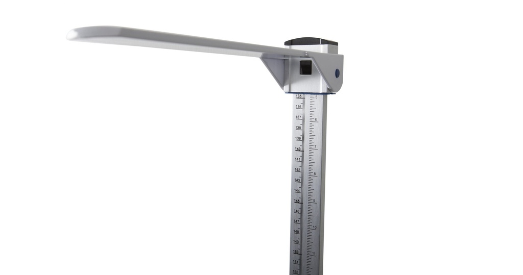 Health O Meter Professional Aluminum Wall-Mounted Telescopic Metal Height Rod
