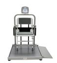 Health O Meter Professional 454 kg Digital Wheelchair Ramp Scale Kilograms Only w/ Fold-Away Seat