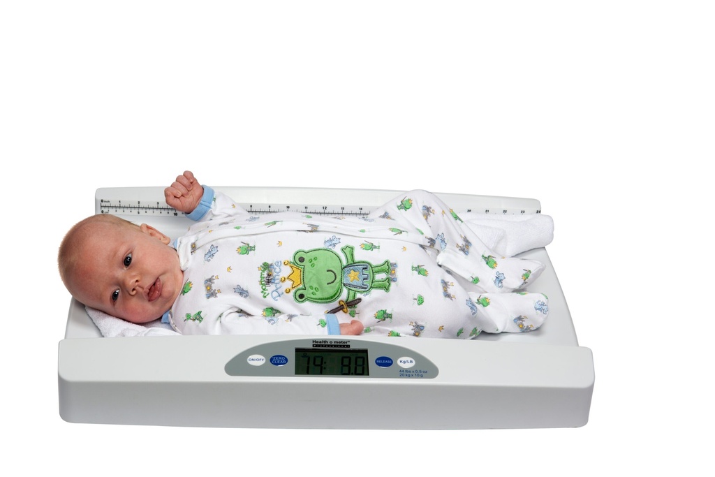 Health O Meter Professional 20 kg Digital Pediatric Tray Scale Kilograms Only