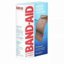 Johnson & Johnson Band-Aid Extra Large Water Block Tough Strips Waterproof Bandages, 24/Case