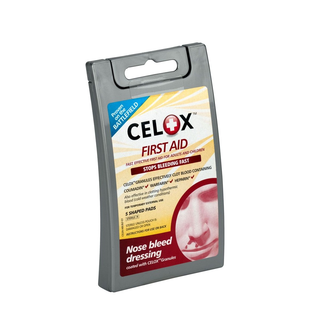 First Aid Only Celox Nosebleed First Aid, 5/Pack