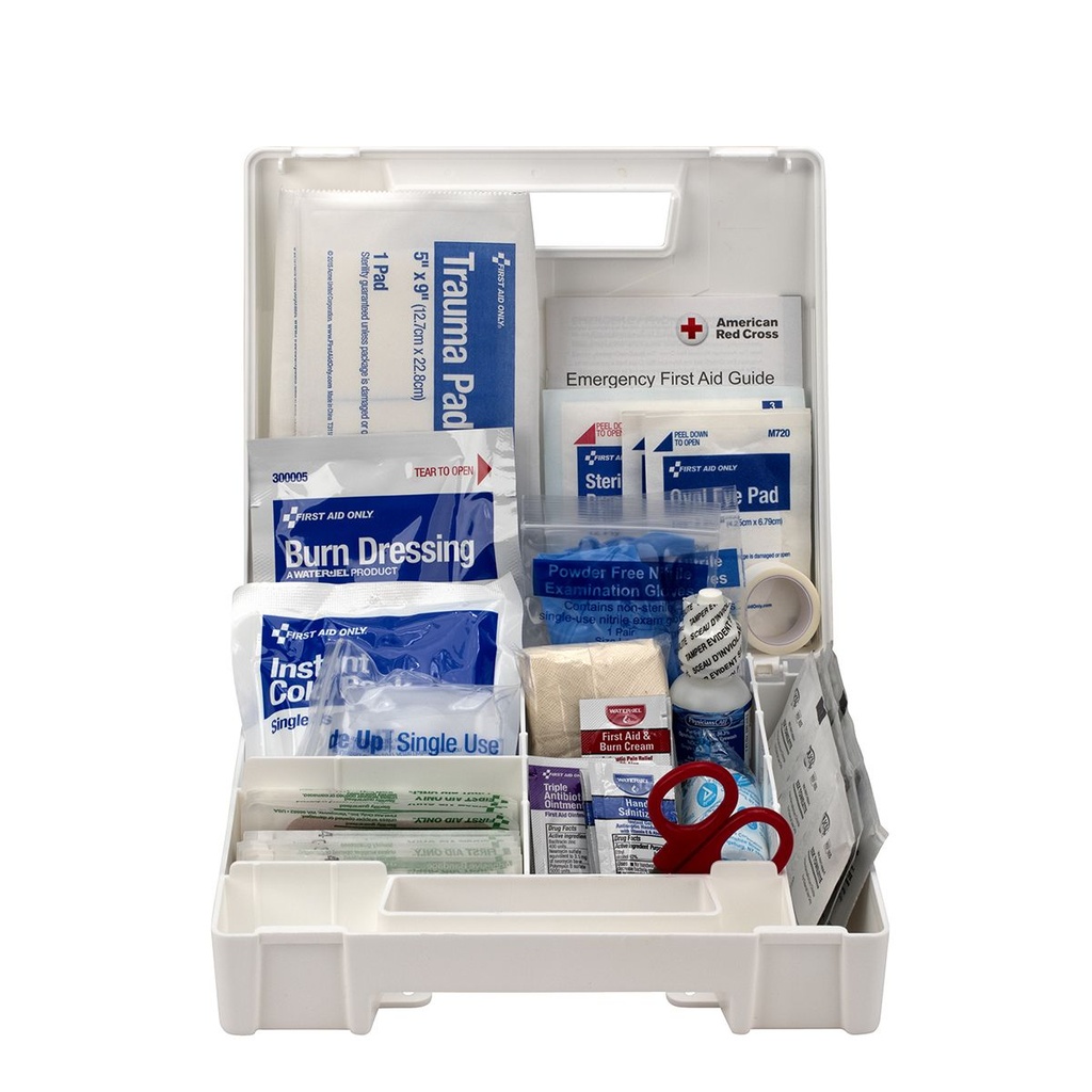 First Aid Only 25 Person ANSI Class A First Aid Kit with Plastic Case & Dividers