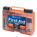 First Aid Only 25 Person Clear Front Cover First Aid Kit with Plastic Case