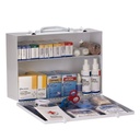 First Aid Only 2 Shelf ANSI Class A+ Metal First Aid Cabinet with Medications