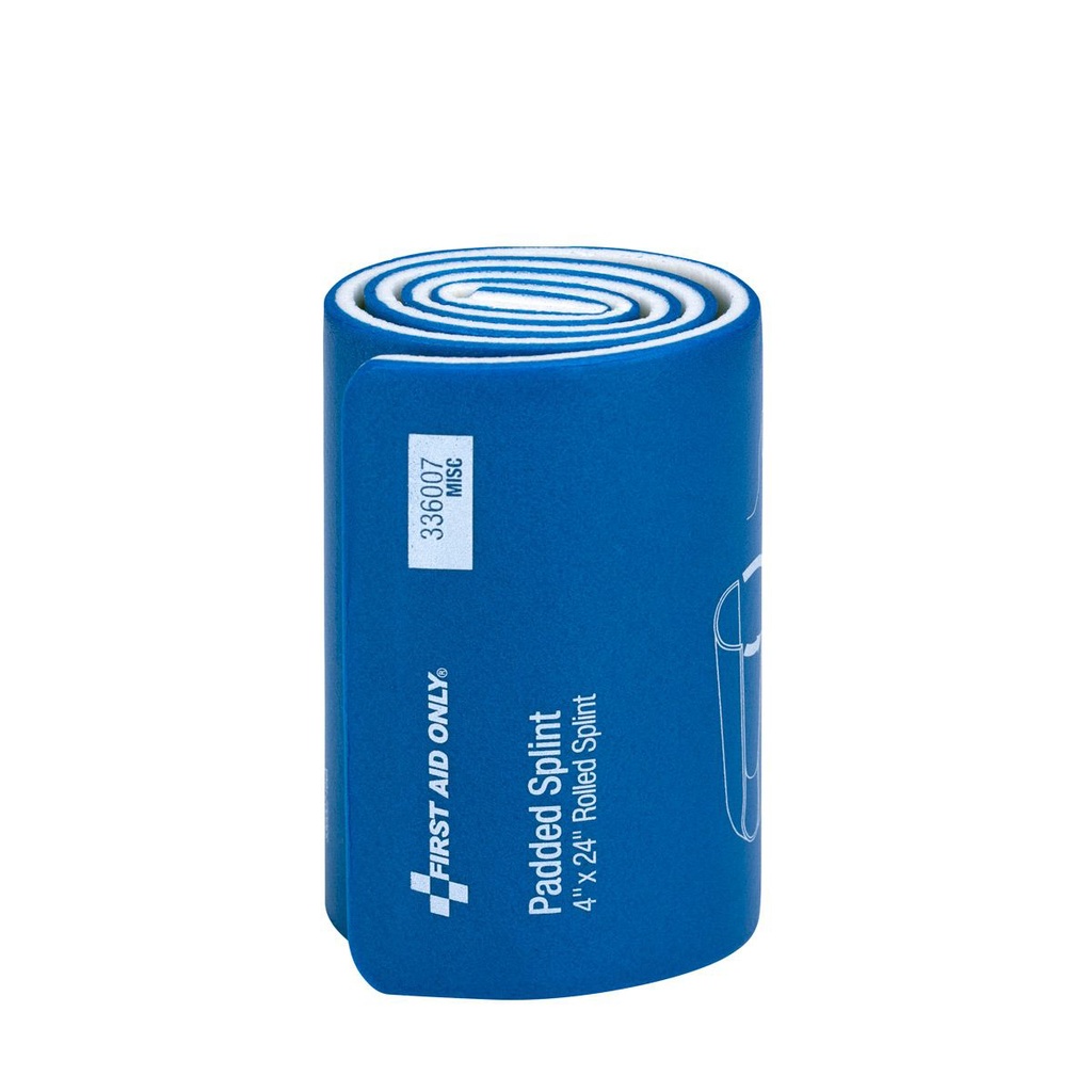 First Aid Only 24 inch x 4 inch Aluminum Padded Splint Roll