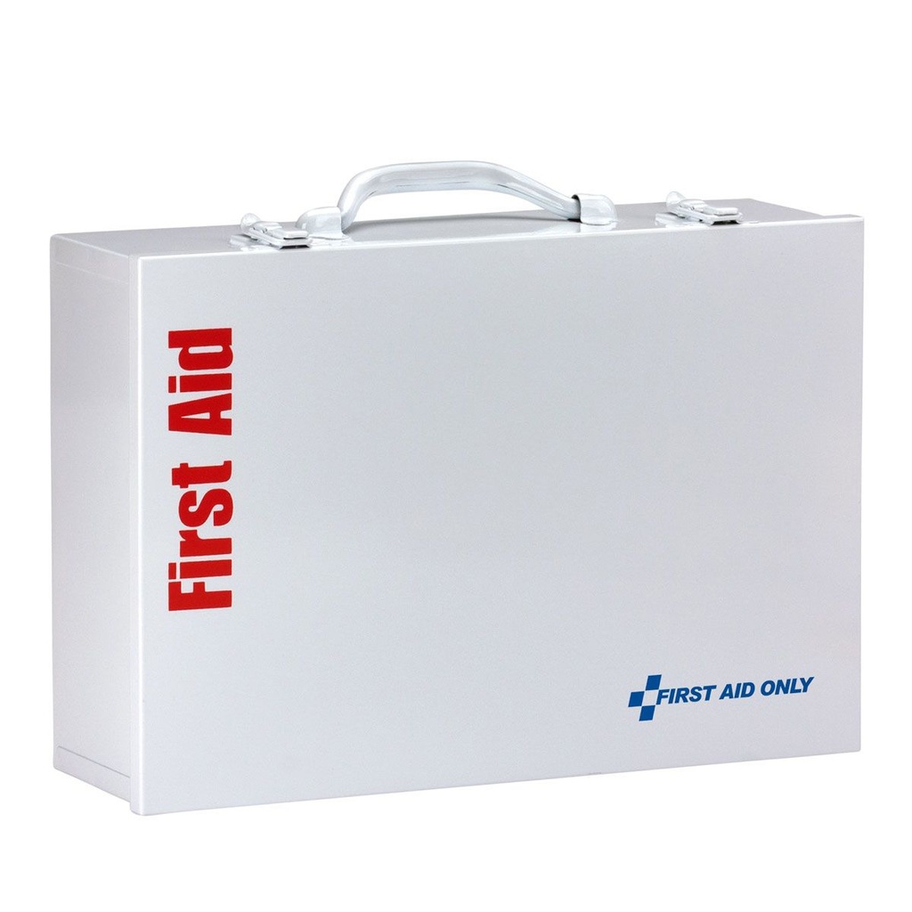 First Aid Only 2 Shelf ANSI Class B+ Metal First Aid Cabinet with Medications