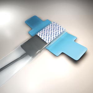Crosstex Bite-Wing-Ease Digital Sensor Cushion, Blue-Small, Adjustable to Fit All 0-1 Sensors