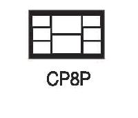 TPC Clear Pocket Mounts Model CP8P