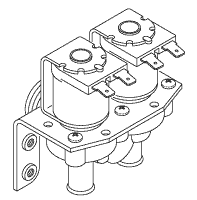 Dual Water Inlet Valve (Sol-5 & 7) - Models: System 1 (Internatl Customers only), System 1E