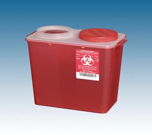 Plasti Big Mouth Container, 14 Qt Red