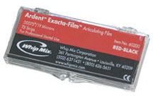 Whip Mix - Ardent Exacta-Film Red/Red, 75 strips, 19 microns (.00075")