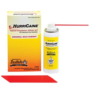 Beutlich HurriCaine® Topical Anesthetic Spray Kit - Wild Cherry