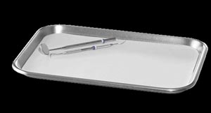 AMD Medicom Dental Tray Cover, COX, 11" x 11", White
