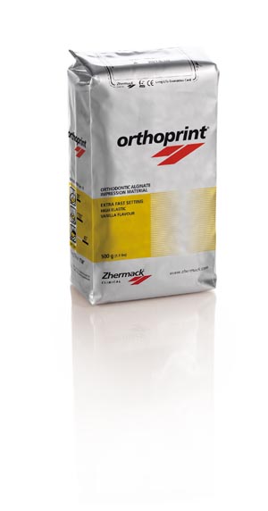 Zhermack Orthoprint, Alginate Canister Refill, Yellow, 500g (1.1 lb) Bag