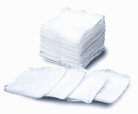 Mydent Cotton Filled Sponges, 2" x 2", Sterile, 5000/cs
