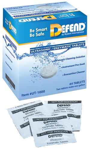 Mydent Defend Ultrasonic Enzymatic Tablets, 64/bx